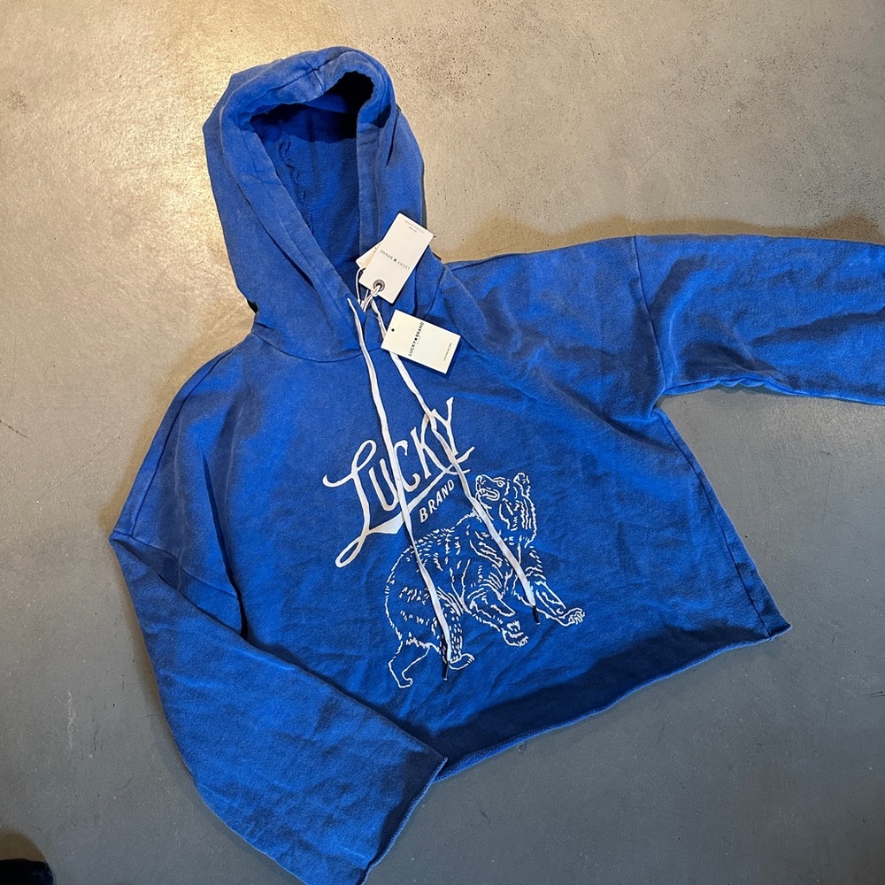 NWT lucky brand relaxed hoodie